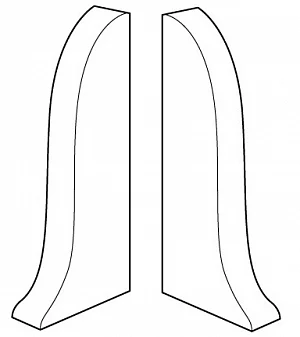 Заглушка Lexida, 80 мм (2 шт.)