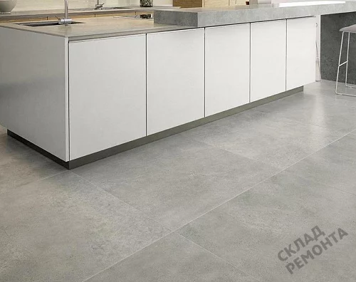 Фото Керамогранит матовый Steppe Ceramics Concrete Grey серый 600*600*9 – купить в Перми: цена, описание, фото. Интернет-магазин 3