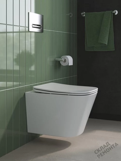 Фото Унитаз подвесной BelBagno Due 2.0 BB7107CHR/SC безободковый купить в Перми: цена, описание, фото. Интернет-магазин 1