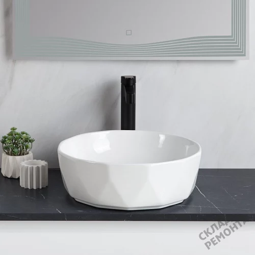 Фото Раковина накладная BelBagno BB1409 41 см купить в Перми: цена, описание, фото. Интернет-магазин 6