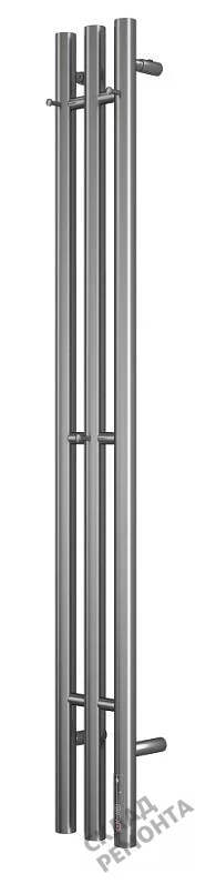 Фото Полотенцесушитель электрический Terminus Трэ 1200*156 I-образный сатин купить в Перми: цена, описание, фото. Интернет-магазин 3