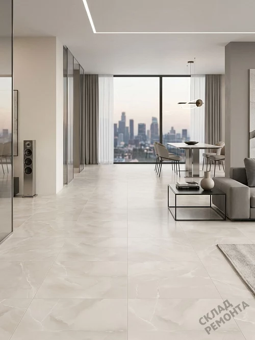 Фото Керамогранит матовый Gracia Ceramica Милки бежевый 400*400*7 – купить в Перми: цена, описание, фото. Интернет-магазин 1