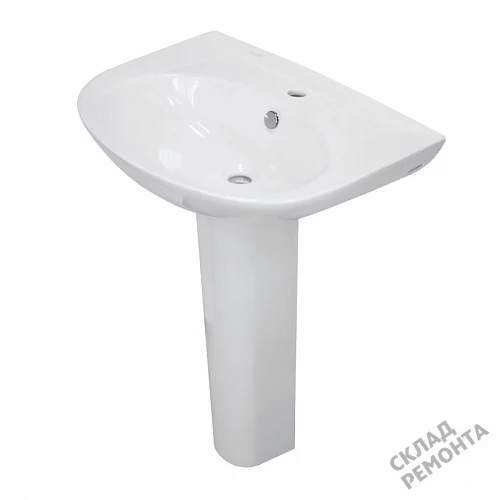 Фото Пьедестал для раковины Sanita Luxe Classic CLCSLWB01, белый купить в Перми: цена, описание, фото. Интернет-магазин 2