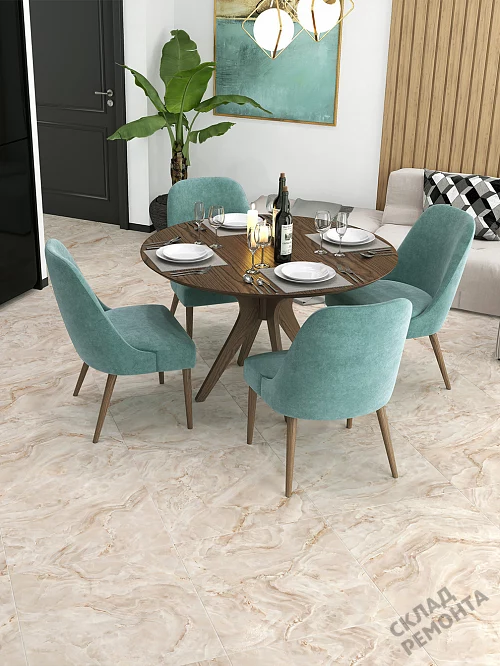 Фото Керамогранит лаппатированный Alma Ceramica Невада GFU04NVD40L бежевый 600*600*9 – купить в Перми: цена, описание, фото. Интернет-магазин 1