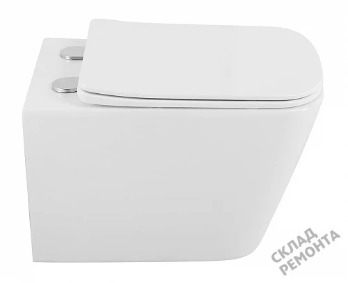 Фото Унитаз подвесной BelBagno Due 2.0 BB7107CHR/SC безободковый купить в Перми: цена, описание, фото. Интернет-магазин 3