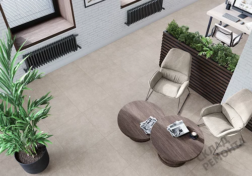 Фото Керамогранит матовый Alma Ceramica Берлин GFU04BLN70R коричневый 600*600*9 – купить в Перми: цена, описание, фото. Интернет-магазин 2